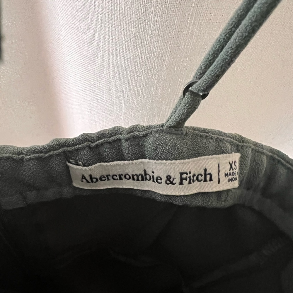 Abercrombie & Fitch Olive Green Midi Slip Dress - Picture 4 of 5